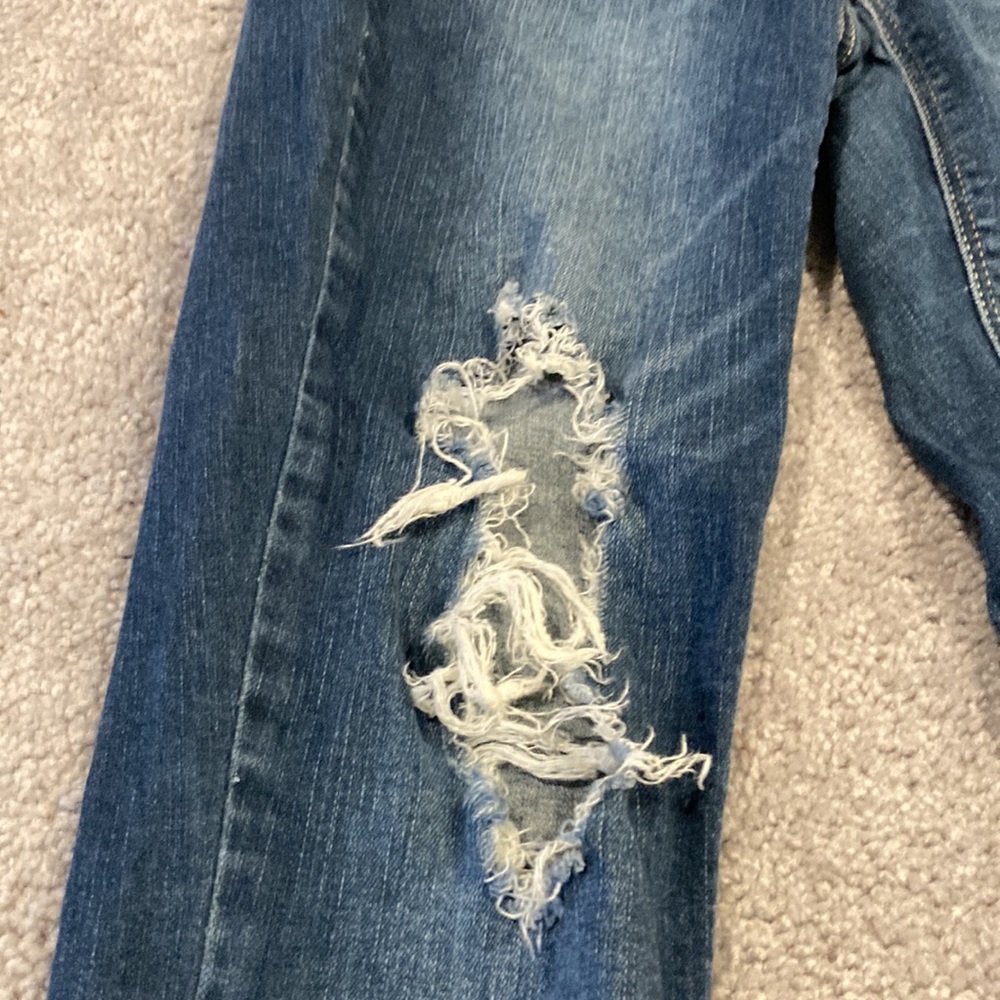 Mudd FLX Stretch High-Rise Distressed Jegging Size 3 - Picture 2 of 8